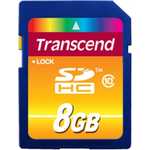 Transcend SDHC 8GB цифровой диктофон digital boy 8gb usb ur08