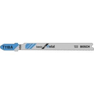 Пилки для лобзика Bosch 92мм 5шт T118А Basic for Metal (2.608.631.013)