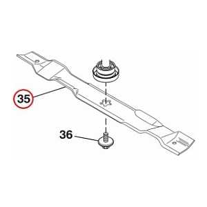 Нож Husqvarna High Lift (5324192-74)