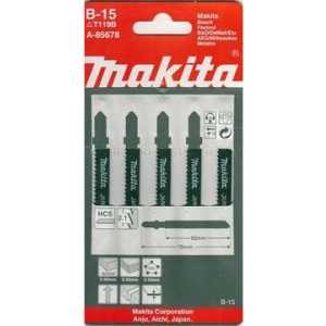 Пилки для лобзика Makita 76мм 5шт (A-85678)