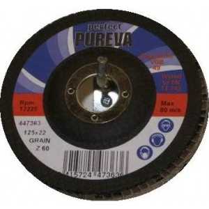 Круг лепестковый торцевой PUREVA 125х22.2мм К60 (497363)