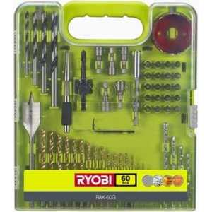Набор бит и сверл Ryobi 60шт RAK60G (5132000128)