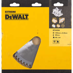 Диск пильный DeWALT 190х30мм 48зубьев Extreme (DT 4094)