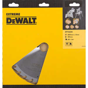 Диск пильный DeWALT 250х30мм 30зубьев Extreme (DT 4226)