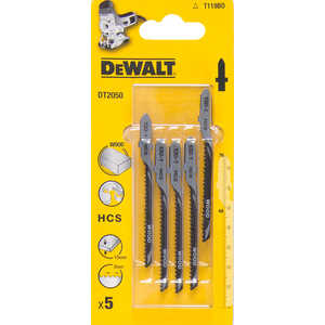Пилки для лобзика DeWALT 76мм 5шт T119BO HCS (DT 2050)