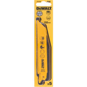 Полотно пильное DeWALT 152мм 5шт S925BF (DT 2345)
