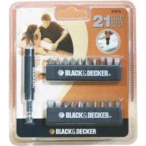 Набор бит Black-Decker 21шт (A 7074)