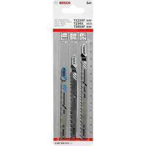 Набор пилок для лобзика Bosch 3шт T111C/T244D/T118B (2.607.010.062)