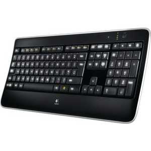 Клавиатура Logitech Wireless Illuminated Keyboard K800 Black USB (920-002395)