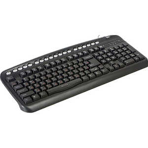 Oklick 320M Multimedia Keyboard Black USB+PS/2 + USB порт