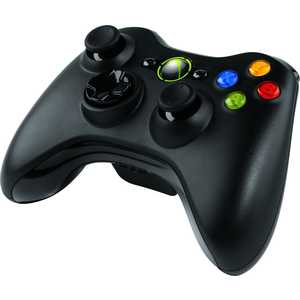 Геймпад Microsoft XBox 360 Wireless Controller, black (NSF-00002)