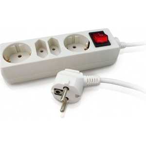 Сетевой фильтр PC PET AP02009-3 3м. 4 розетки, белый