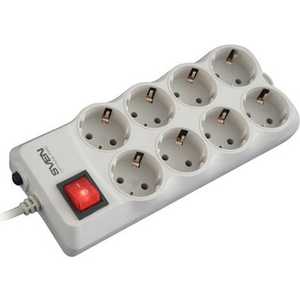 Sven Optima Pro 3,1м 8 розеток grey