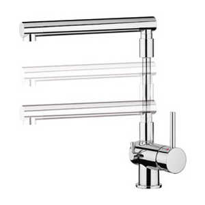 Смеситель для кухни Webert Lift с выдвижным изливом (LF940302015)