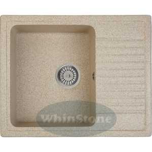 Кухонная мойка Whinstone Орион 1B 1D B10 бежевый