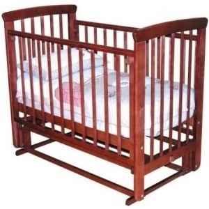 Кроватка Красная звезда "Марина" поперечный маятник (вишня) С700