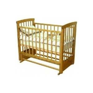 Кроватка Красная звезда "Марина" поперечный маятник (мед) С700