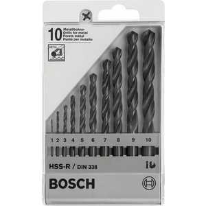 Набор сверл по металлу Bosch 1.0-10.0мм 10шт (1.609.200.203)