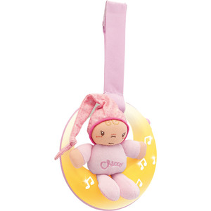 Chicco Подвеска для кроватки Спокойной ночи розовая (24261) игрушка подвеска chicco игрушка проектор для кроватки бэмби