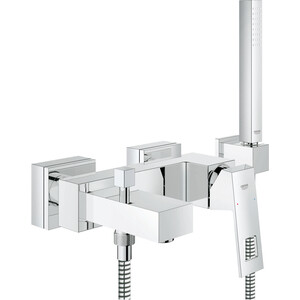 Смеситель для ванны Grohe Eurocube с душевым набором (23141000)