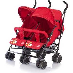Коляска-трость для двойни Baby Care "Citi Twin" (красный)