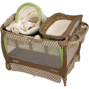 Манеж-кровать Graco "Cuddle Сove" (brunswick)