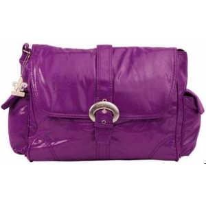 Сумка для мамы Kalencom Buckle bag fire and ice (grape)