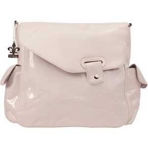 Сумка для мамы Kalencom Flap bag irredescent pattent (cream)