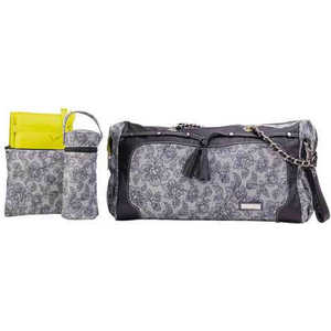 Сумка для мамы Kalencom Pippen bag lacy (black/white)