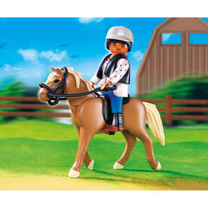 Playmobil Лошадь Хафлингер со стойлом 5109pm