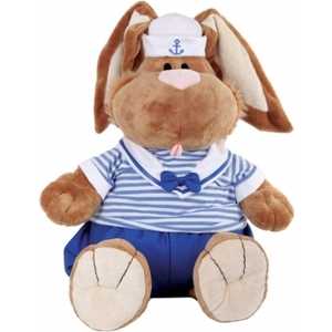 Gulliver Кролик коричневый Морячок сидячий, 56 см 7-53361