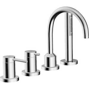 Смеситель для ванны Hansa Designo на 4 отверстия (53122073)