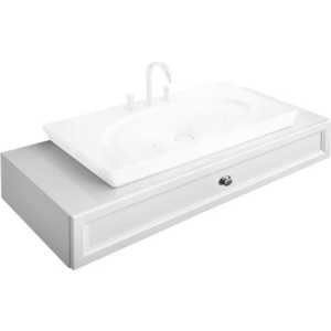 Тумба под раковину Villeroy Boch La belle 135x21x54 см белая (A582 10 DJ)