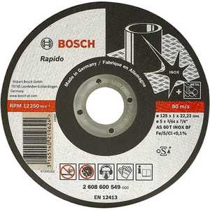Диск отрезной Bosch 230х22.2х2.0мм Expert for Inox (2.608.600.096)