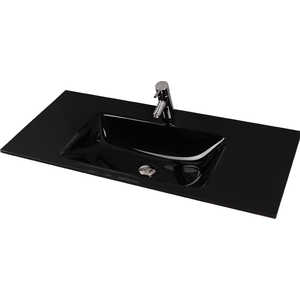 Раковина мебельная Акватон rimini 100 12 1002x448 float black (1AX113WBXX000)