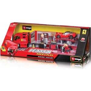 Bburago Набор Ferrari Перевозчик + 1 а/м, 1:43 18-31202