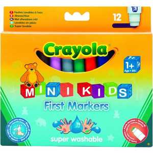 Фломастеры Crayola цветные для малышей (12шт.) 8325