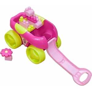 Mega Bloks Прицеп розовый большой 00531