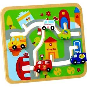 Деревянный лабиринт Toys Lab «Транспорт» 71013