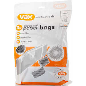 Аксессуар Vax Набор пылесборников и фильтров PK CAN 5 DW bags+filters (1 шт.)