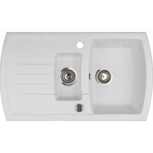 Мойка кухонная Kuppersberg Alba 1.5b1d white