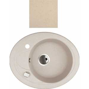 Мойка кухонная Kuppersberg Capri 1b1d s ecru
