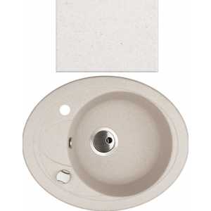 Мойка кухонная Kuppersberg Capri 1b1d s white