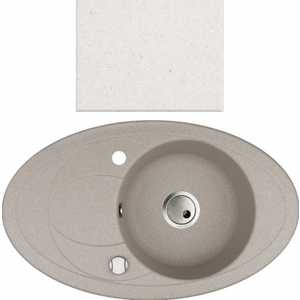 Мойка кухонная Kuppersberg Capri 1b1d white