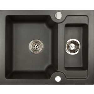 Мойка кухонная Kuppersberg Modena 1.5b black met