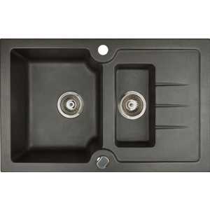 Мойка кухонная Kuppersberg Modena 1.5b1d black met
