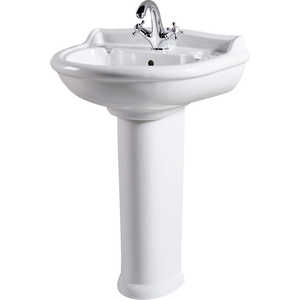 Комплект Am.Pm 5 o'clock раковина 57 см с пьедесталом (C255008WH)