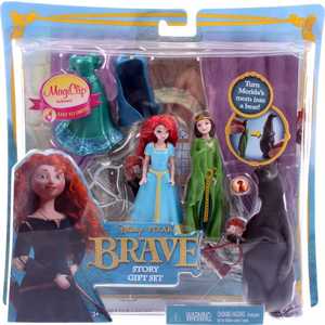 Mattel Набор DeLuxe Храбрая сердцем Мерида и королева X4947