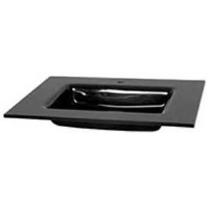 Раковина мебельная Edelform 750x500 черн стекло (EF-2012-75-11-BL)