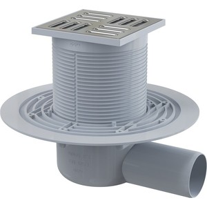 Душевой трап AlcaPlast 105х105/50 подводка боковая, гидрозатвор комбинированный SMART (APV1321) Душевой трап AlcaPlast 105х105/50 подводка боковая, гидрозатвор комбинированный SMART (APV1321)
